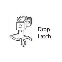 chain link drop latch