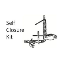 chain link self closure gate kit