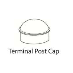 terminal post cap chain link