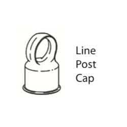 line post cap chain link fence parts