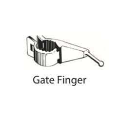 chain link gate finger