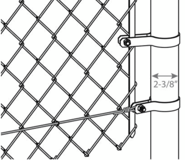 chain link bottom wire