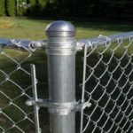 chain link fence posts